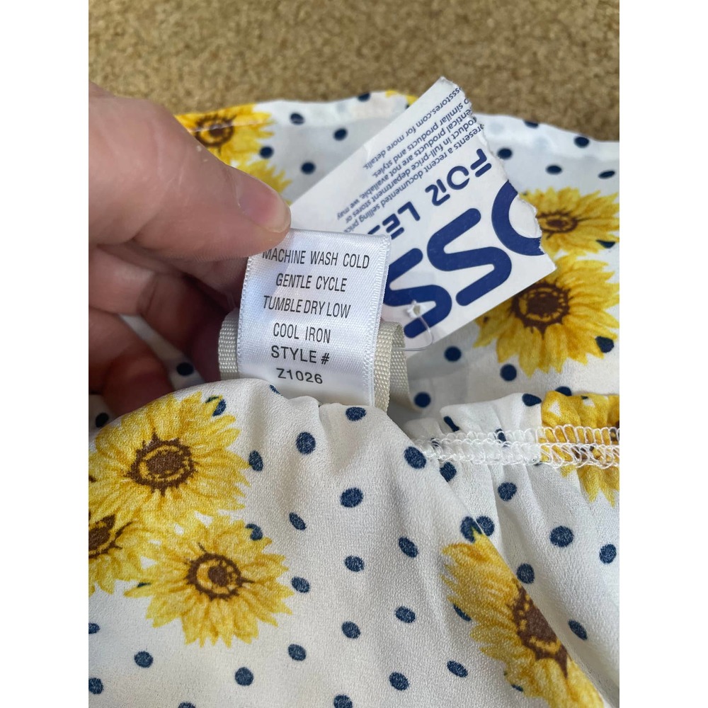 Girls Lily Bleu Sunflower Top New with Tags Size Medium 10/12 - Picture 2 of 5